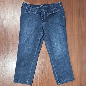 LOFT Dark Blue Ankle Jeans